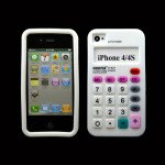 Wholesale iPhone 4 4S 3D Calculator Case (White)